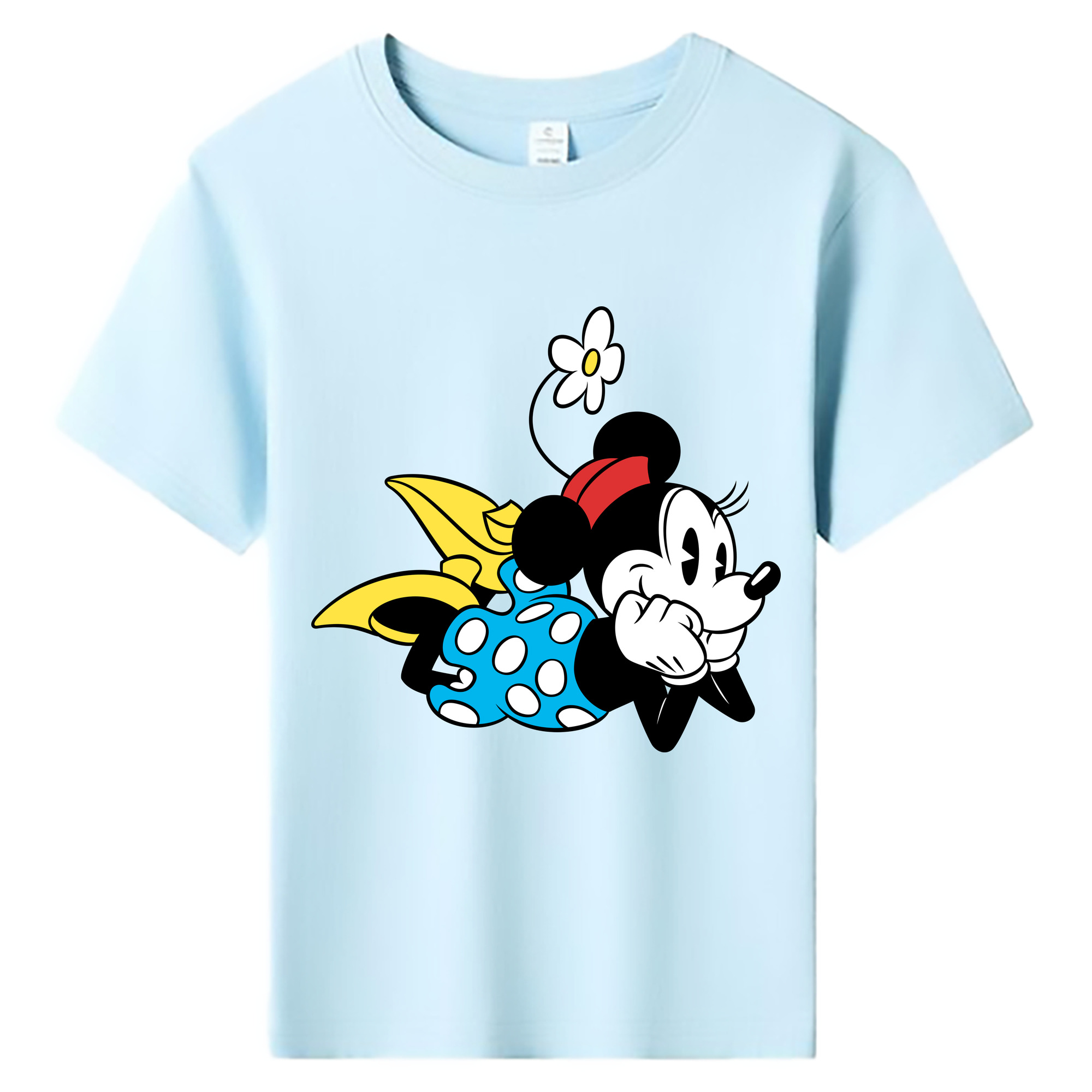 ミッキーマウス Mickey Mouse 綿100％キッズTシャツ（フロントプリント）